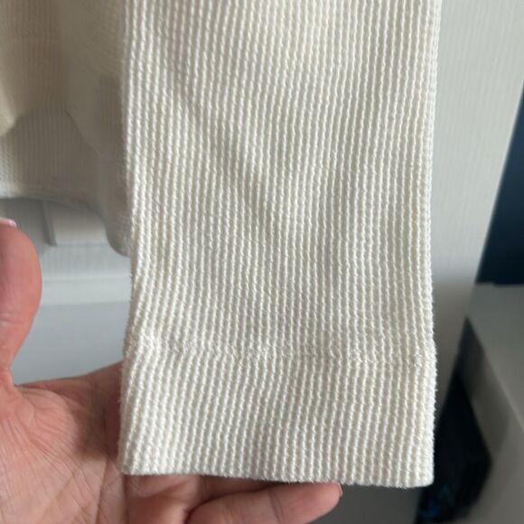 Anthropologie Waffle Knit Pullover Blouse Top Size S - Picture 5 of 7